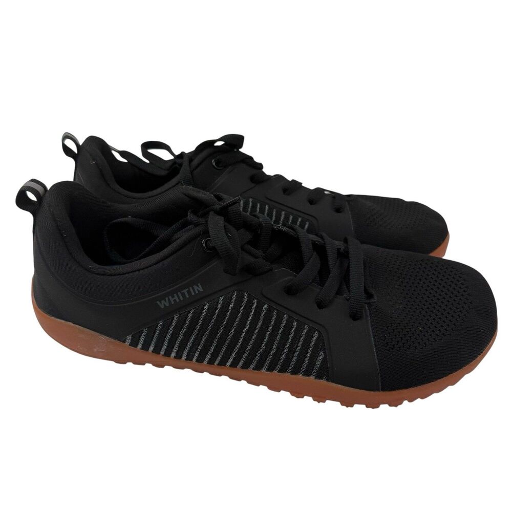 Whitin Barefoot Trail-Running Shoes Wide Toe-Box Zero Men 11 Wide 44 Black - Picture 3 of 11